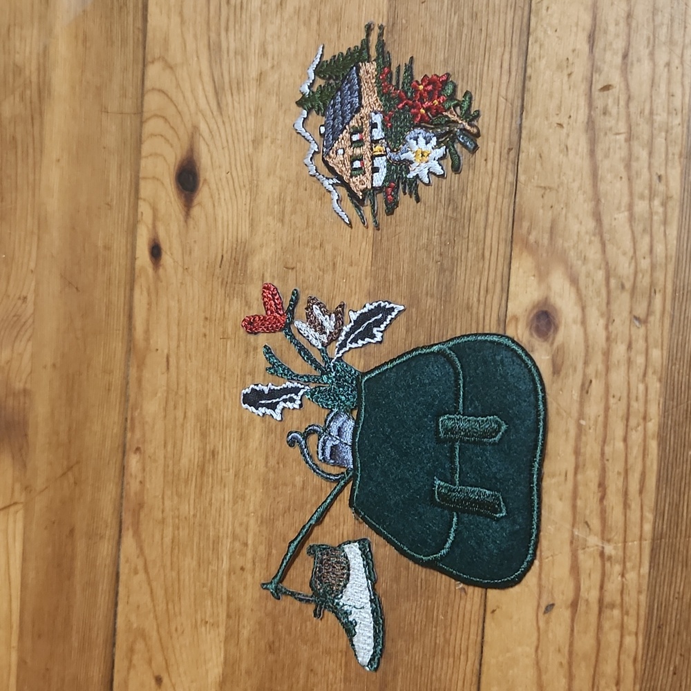 German Embroidered Iron On/Sew On Patches New!